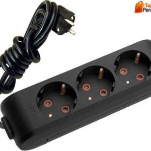 Viko Multi-Let Üçlü Grup Priz Topraklı 2 Metre Siyah (Çocuk Korumalı) 90133302